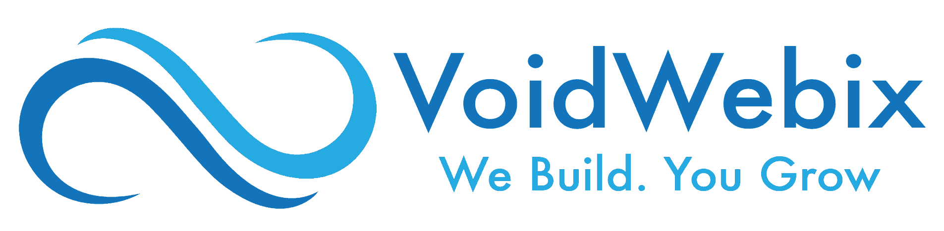 Coming soon: Voidwebix logo with digital wave design and tagline.